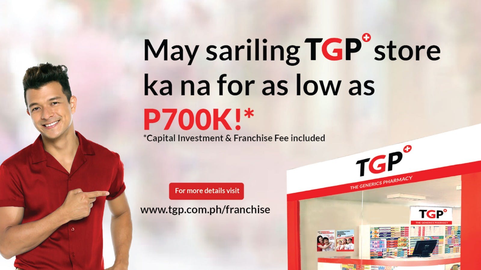 May Sariling TGP Outlet Ka Na For As Low As 700K! 
